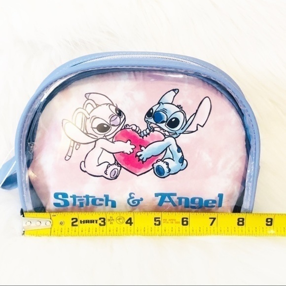 Disney Stitch & Angel 2 Piece Cosmetic/Toiletry Pouches [PRICE FIRM] - Picture 7 of 9